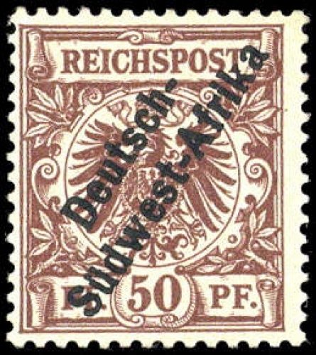 1897, Deutsche Kolonien Südwestafrika, II, *