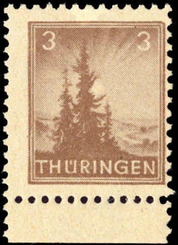 1945, SBZ Thüringen, 92 AX ct, **