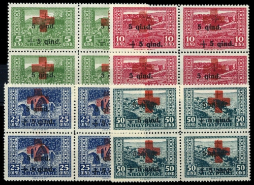 1924, Albanien, 100-03 (4), **