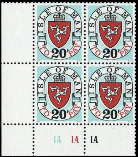 1973, Insel Man, P 1-8 I (4), **
