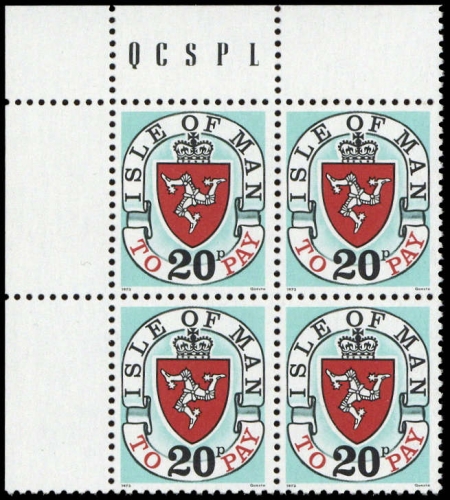 1973, Insel Man, P 1-8 I (4), **