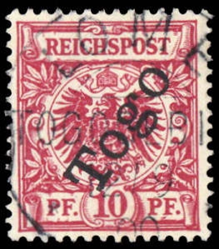 1897, Deutsche Kolonien Togo, 3 b, gest.