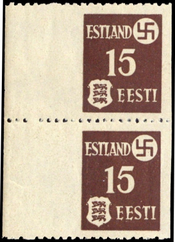 1941, Deutsche Besetzung II. WK Estland, 1 Us (2), **