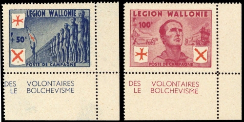 1942, Deutsche Besetzung II. WK Belgien Wallonische.Legion, I- ...