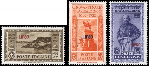 1932, Ägaeische Inseln, 88-97 Lipso, **