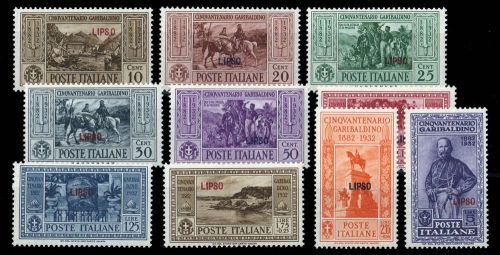 1932, Ägaeische Inseln, 88-97 Lipso, **