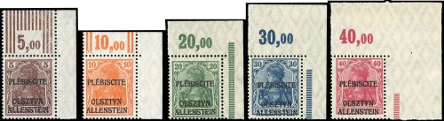 1920, Allenstein, II-VI Ecke, **