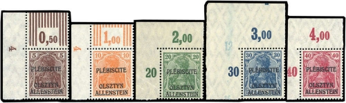 1920, Allenstein, II-VI Ecke, **