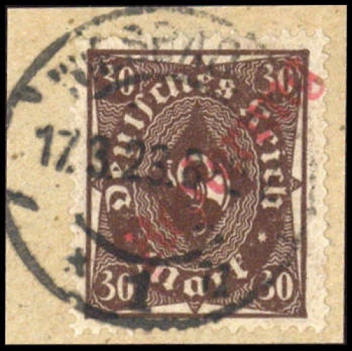 1923, Deutsches Reich Dienst Regierung Wiesbaden, WIE 15 II b, ...