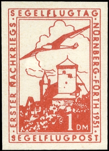 1951, Bundesrepublik Deutschland, Flugpost, (*)