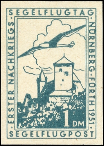 1951, Bundesrepublik Deutschland, Flugpost, (*)