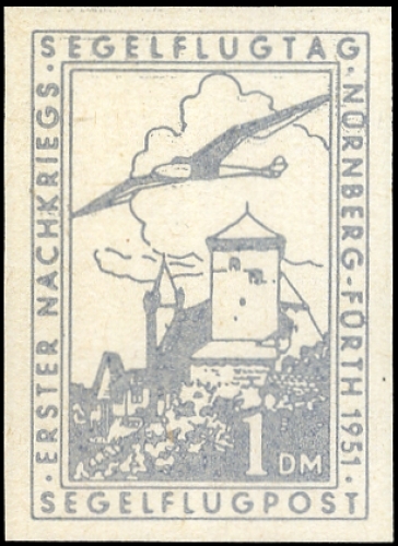 1951, Bundesrepublik Deutschland, Flugpost, (*)