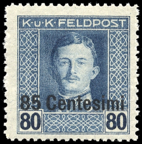 1918, Österreich Feldpost Italien, 15 DD, **