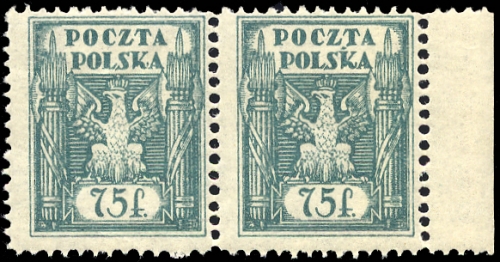 1922, Ost-Oberschlesien Reguläre Ausgabe, 6 I, **