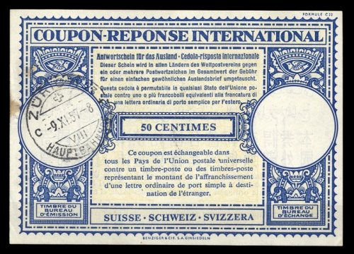 1957, Schweiz, IAS, Brief