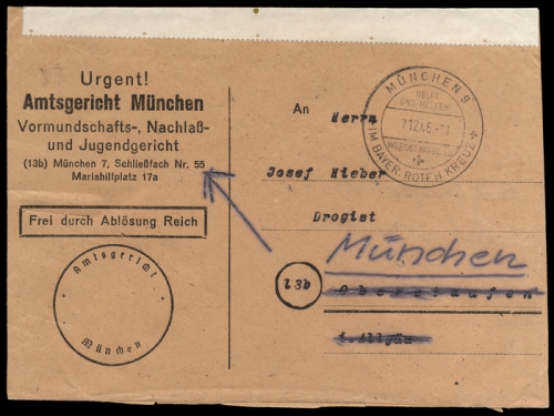 Int.Organisationen,Rotes Kreuz,, Brief