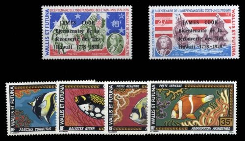 1978, Wallis und Futuna, 297-302, **