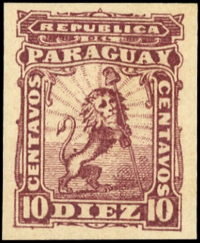1879, Paraguay, 8 FPU, (*)