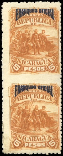 1892, Nicaragua, D 29 Uu,Uo, *