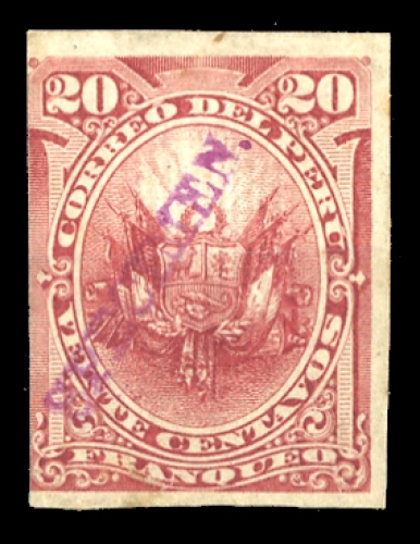 1874, Peru, 23 U Spec., (*)