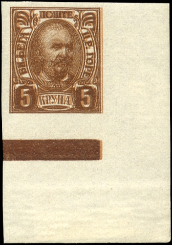 1902, Montenegro, 49 U DD, *