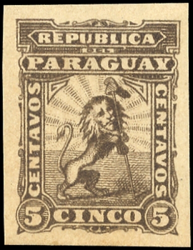 1879, Paraguay, 7 FPU, (*)