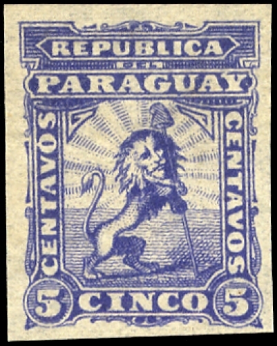 1879, Paraguay, 7 FPU, (*)