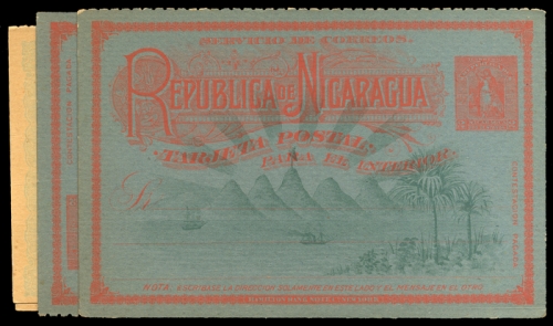 1893, Nicaragua, P 23, P 26, Brief