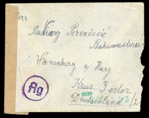 1941, Kroatien, 13 (2), Brief