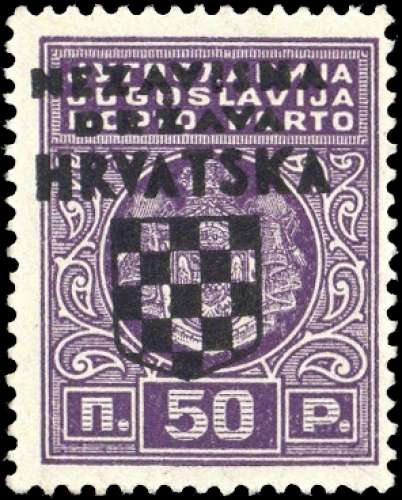 1941, Kroatien, P 1 a DDD, **
