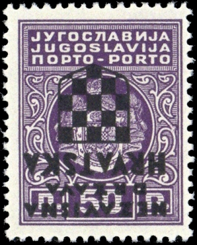 1941, Kroatien, P 1 a K, **