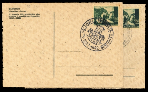1942, Kroatien, cto