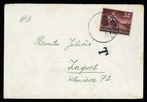 1943, Kroatien, 98, Brief