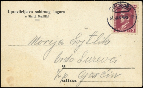 1944, Kroatien, 133, Brief
