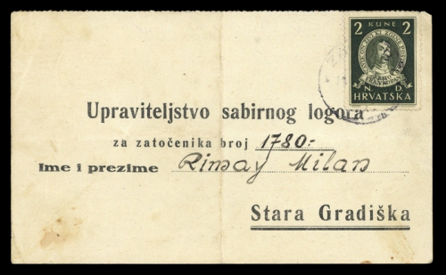 1943, Kroatien, 104, Brief