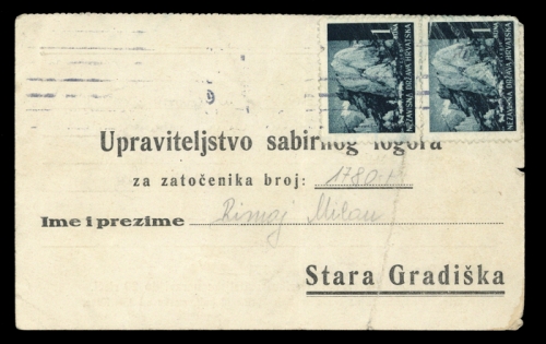 1943, Kroatien, 50 (2), Brief