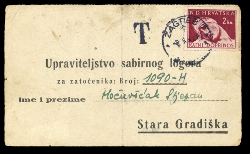 1944, Kroatien, ZZ 4, Brief