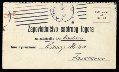 1943, Kroatien, Brief