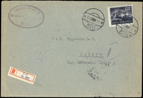 1944, Kroatien, 99, Brief
