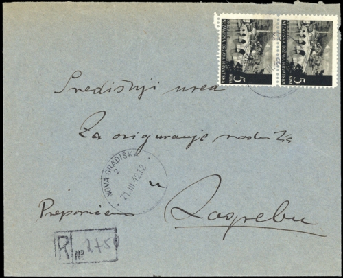 1942, Kroatien, 55 (2), Brief