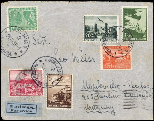 1939, Jugoslawien, Hab 770, Brief