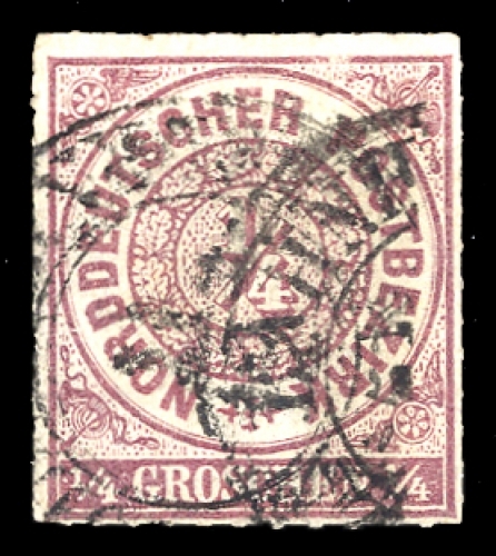 1868, Altdeutschland Norddeutscher Postbezirk, 1, gest.
