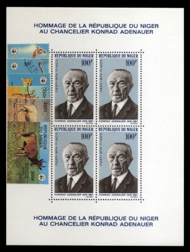 1967, Niger, Bl. 4 u.a., **, gest.