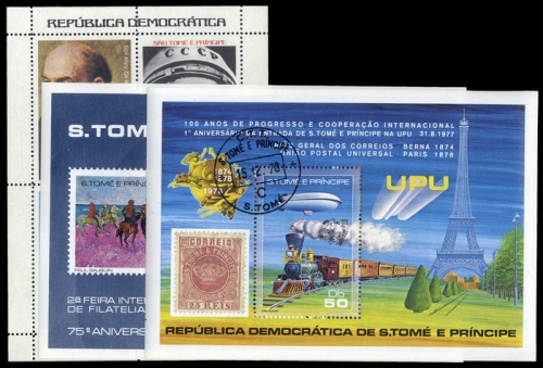 1978, St. Thomas und Prinzeninseln, Bl. 8 u.a., cto