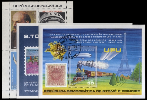 1978, St. Thomas und Prinzeninseln, Bl. 8 u.a., cto