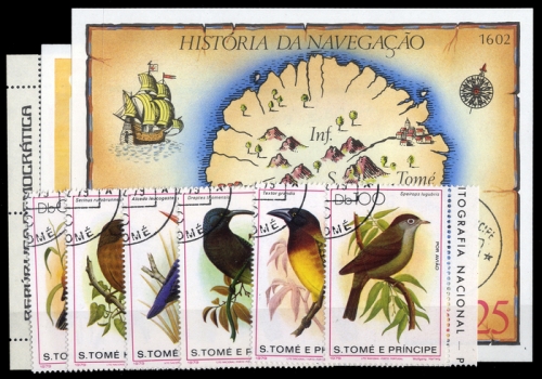 1978, St. Thomas und Prinzeninseln, Bl. 8 u.a., cto