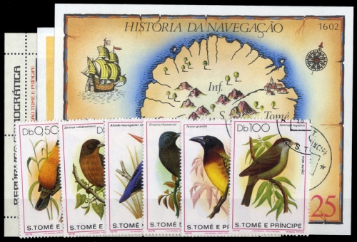 1978, St. Thomas und Prinzeninseln, Bl. 8 u.a., cto