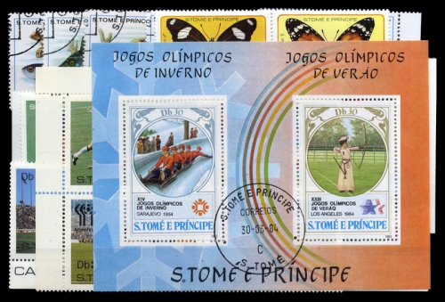 1978, St. Thomas und Prinzeninseln, 515-19 u.a., cto