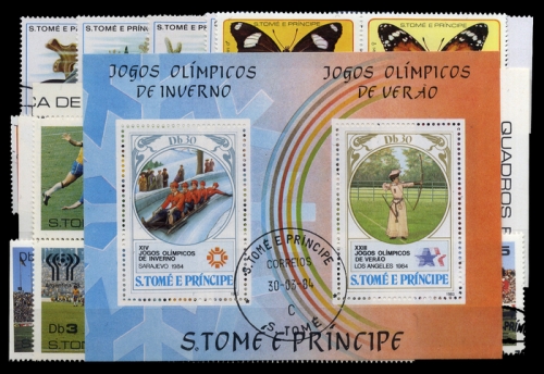 1978, St. Thomas und Prinzeninseln, 515-19 u.a., cto