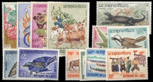 1962, Laos, 113-16 u.a., **